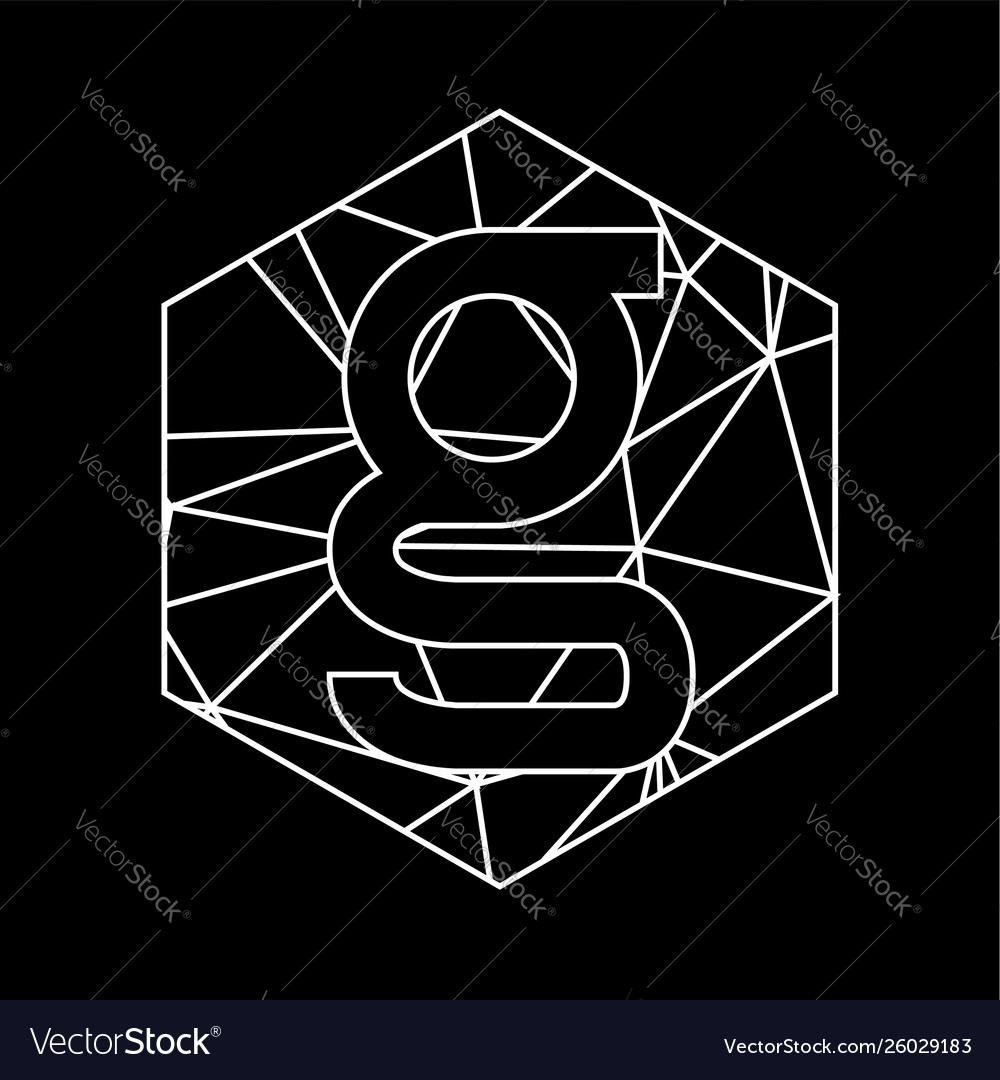 G geometric triangle blockchain font