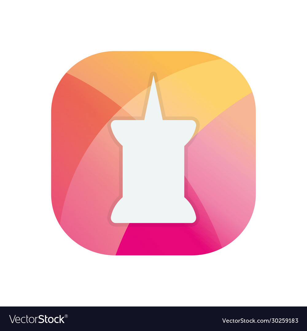 Isolated note pin block flat style icon