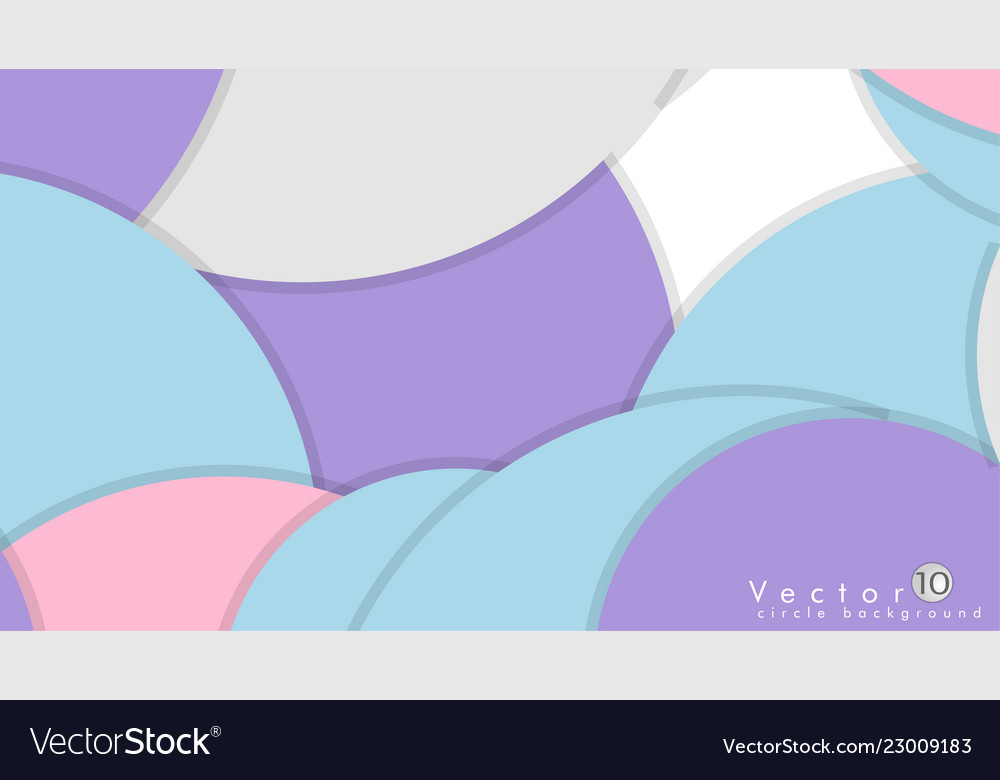Modern design circle template background vector image Modern design circle template background