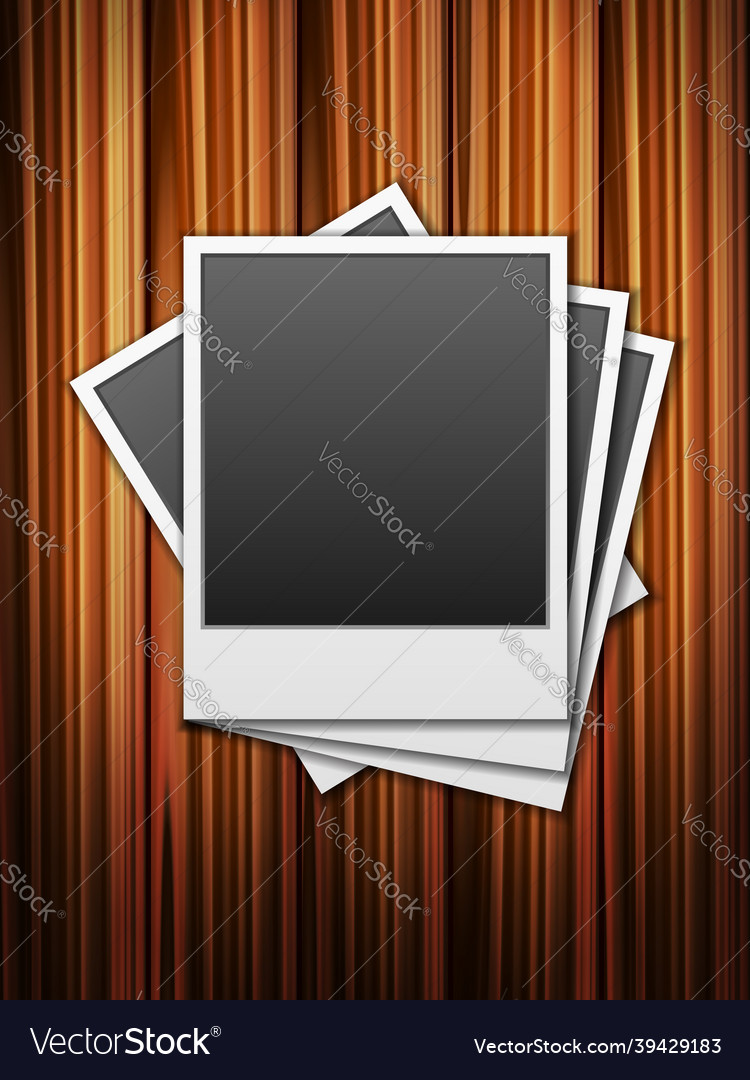 Photos wooden background