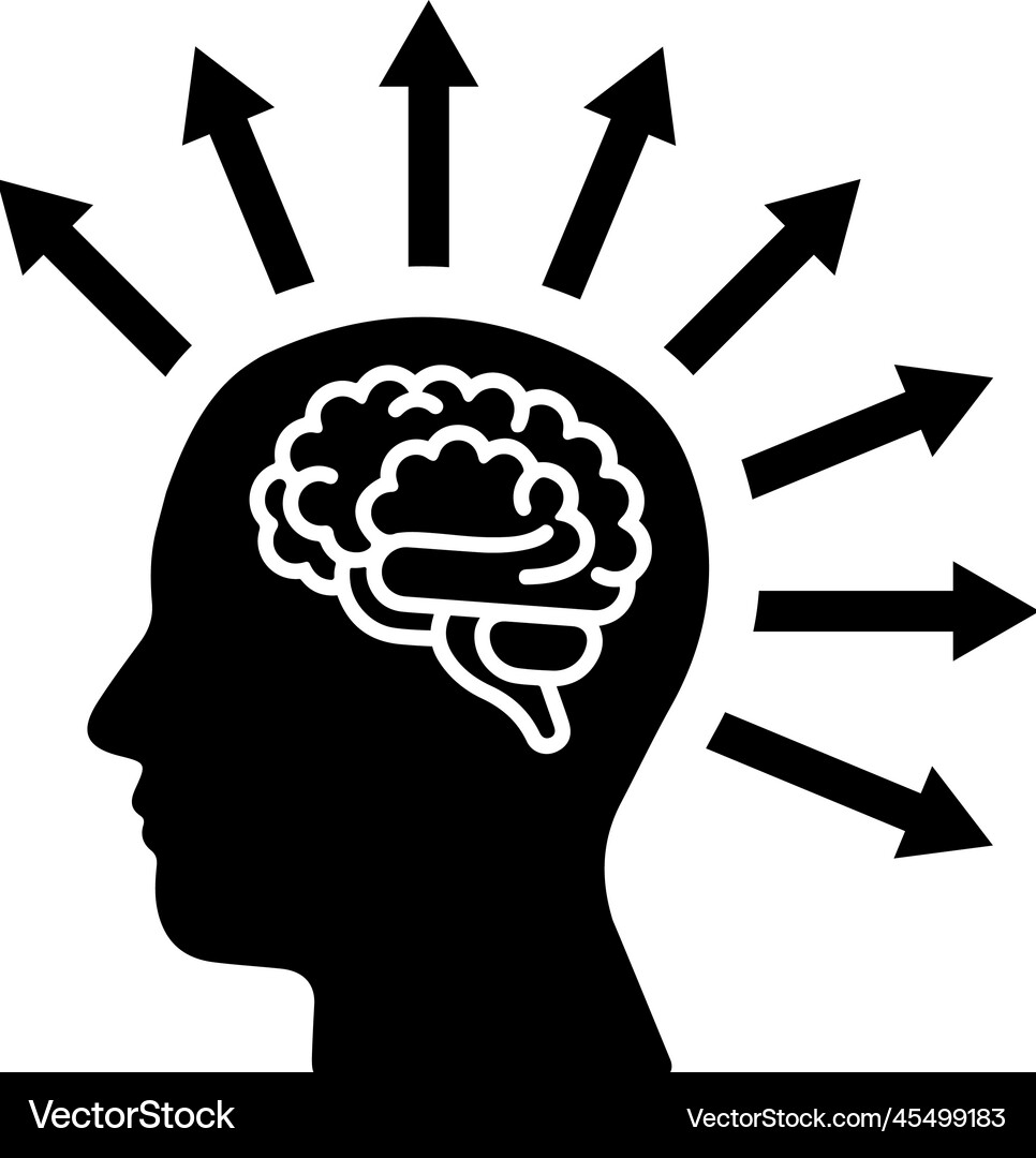 Potential brainstorm icon Royalty Free Vector Image