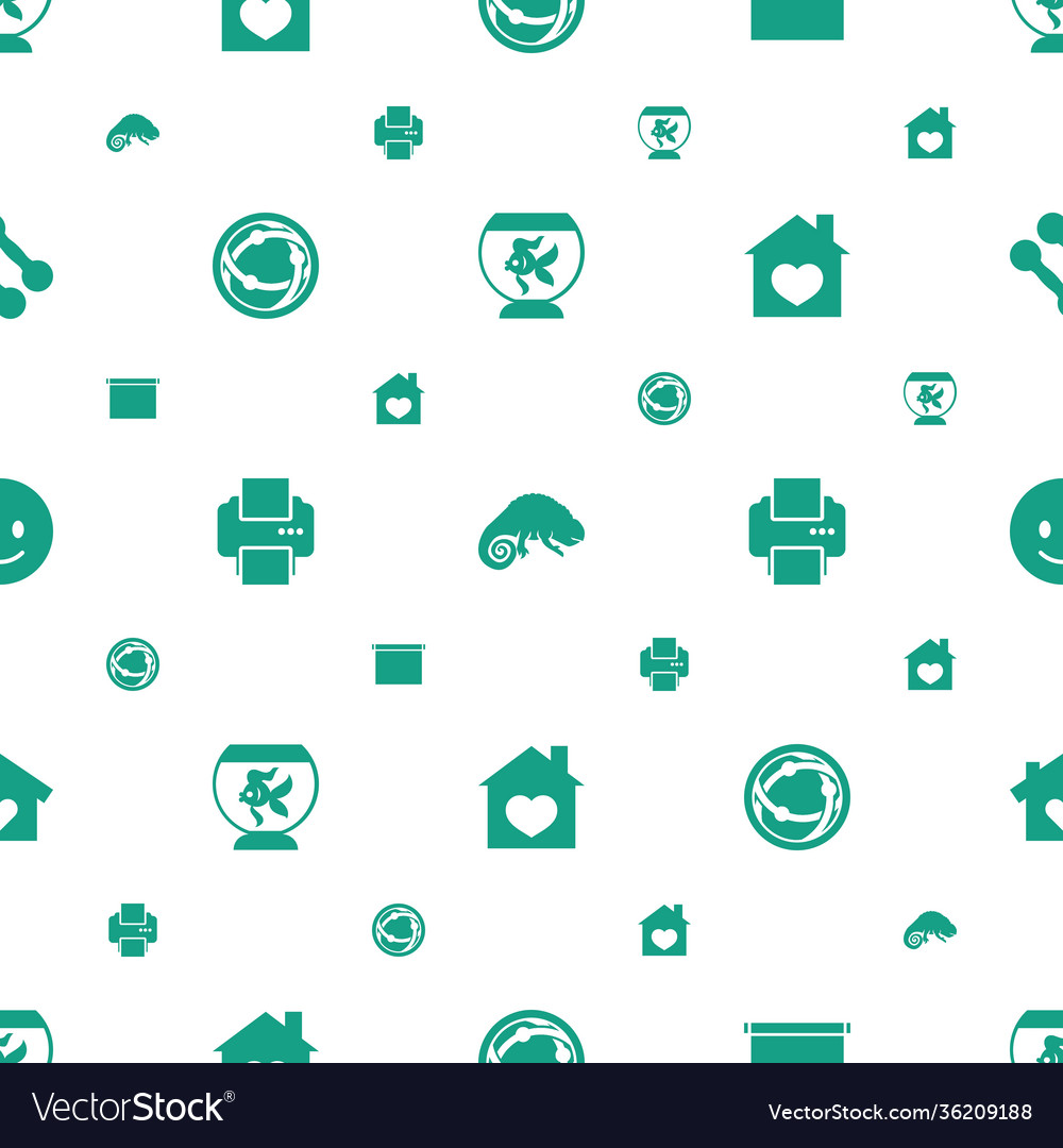 Abstract icons pattern seamless white background