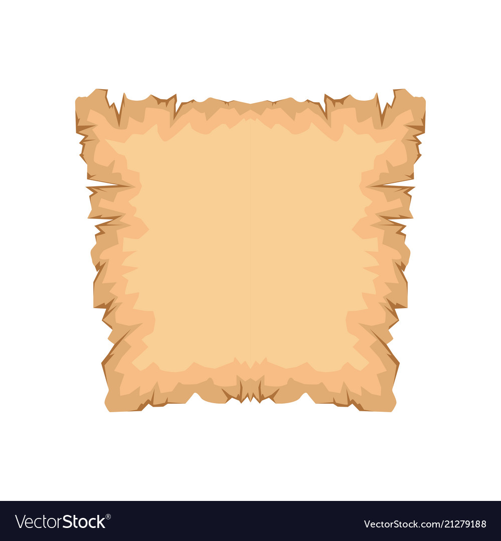 Ancient paper papyrus with space for text vector image Ancient paper papyrus with space for text