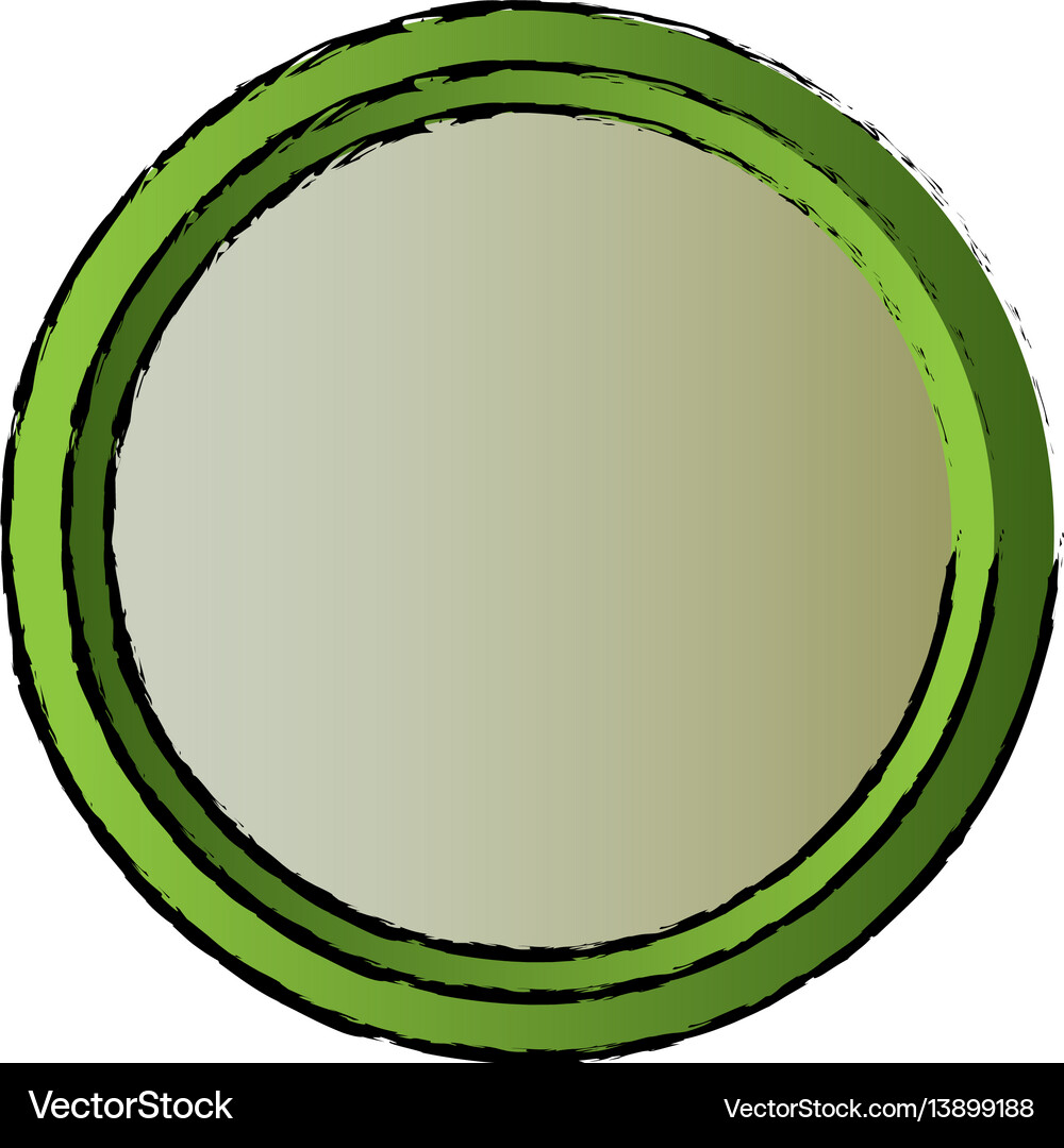 Circle shape icon Royalty Free Vector Image - VectorStock