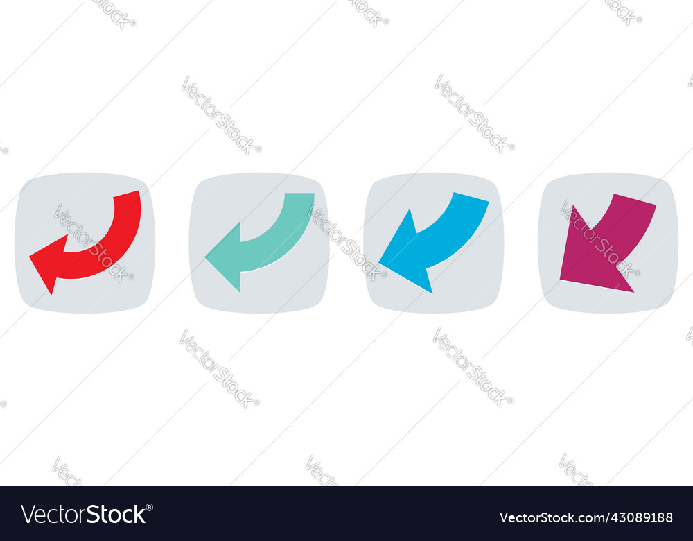 Runder Pfeilzeiger Formelement vector image Runder Pfeilzeiger Formelement