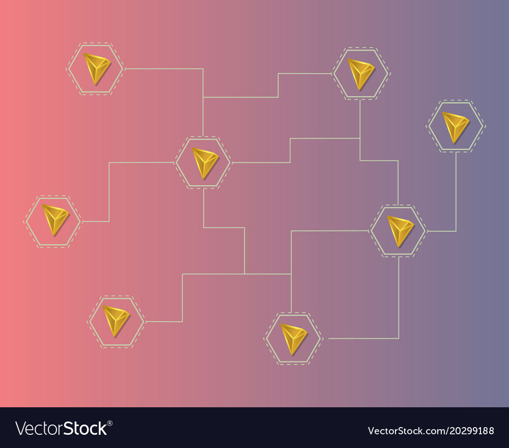 Cryptocurrency tron blockchain circuit network