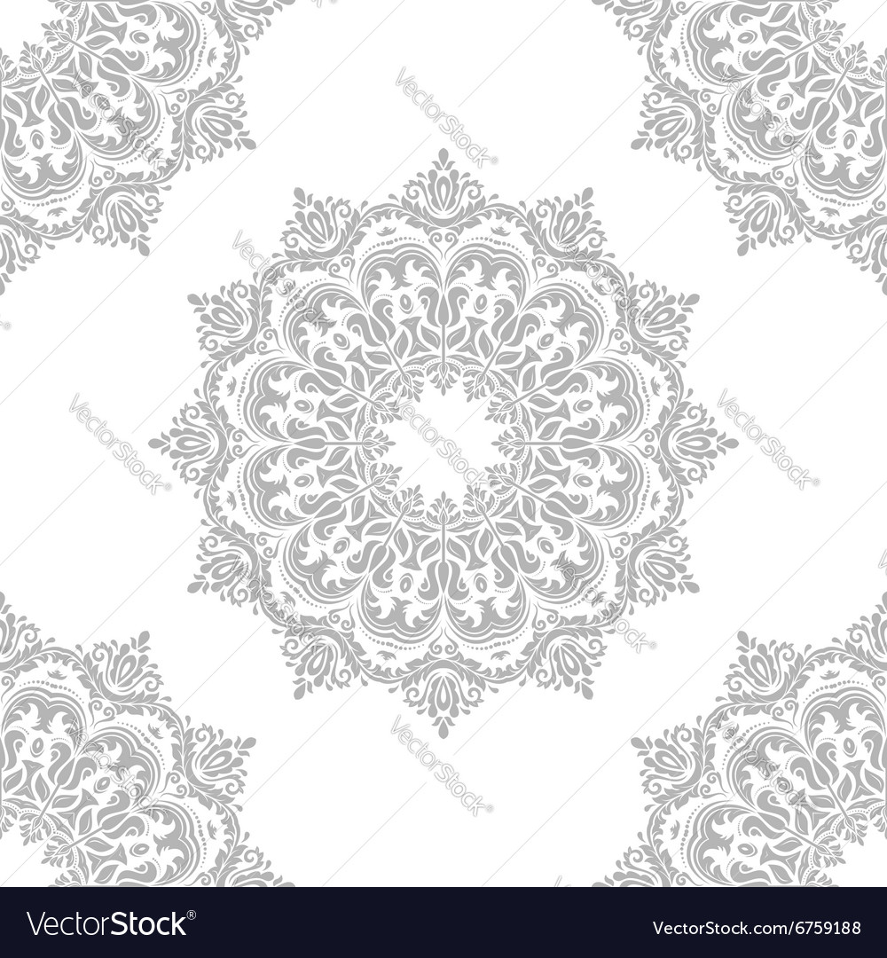Damask seamless pattern