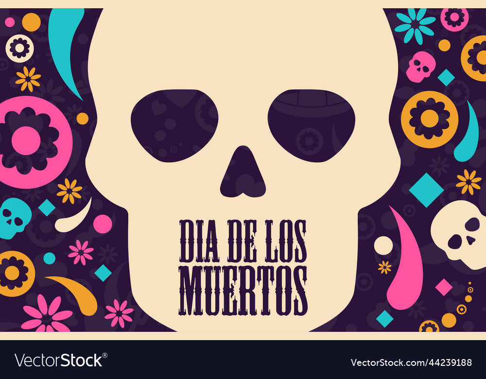 Inscription day of the dead in spanish dia de los