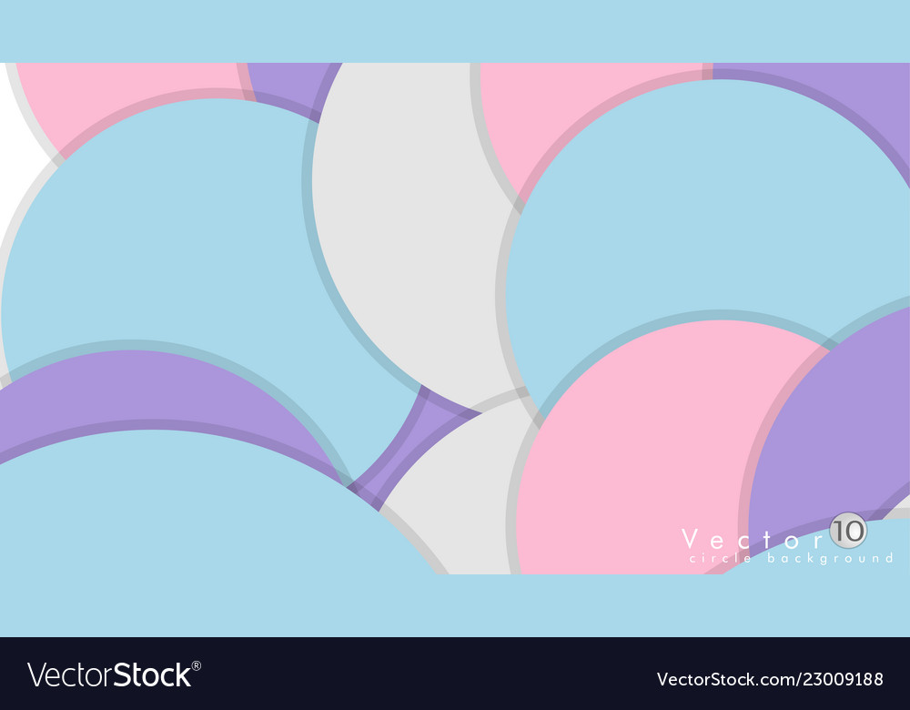 Modern design circle template background vector image Modern design circle template background
