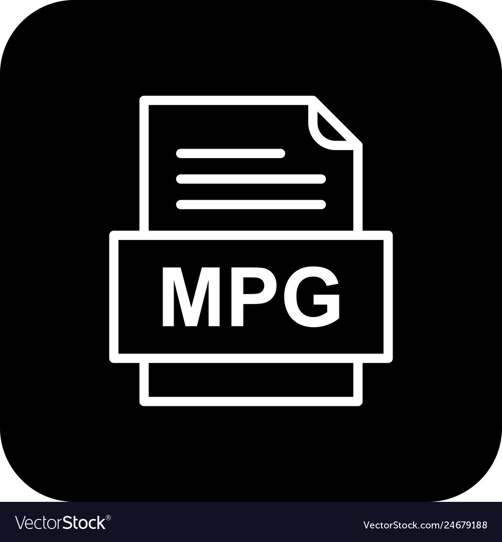 Mpg file document icon