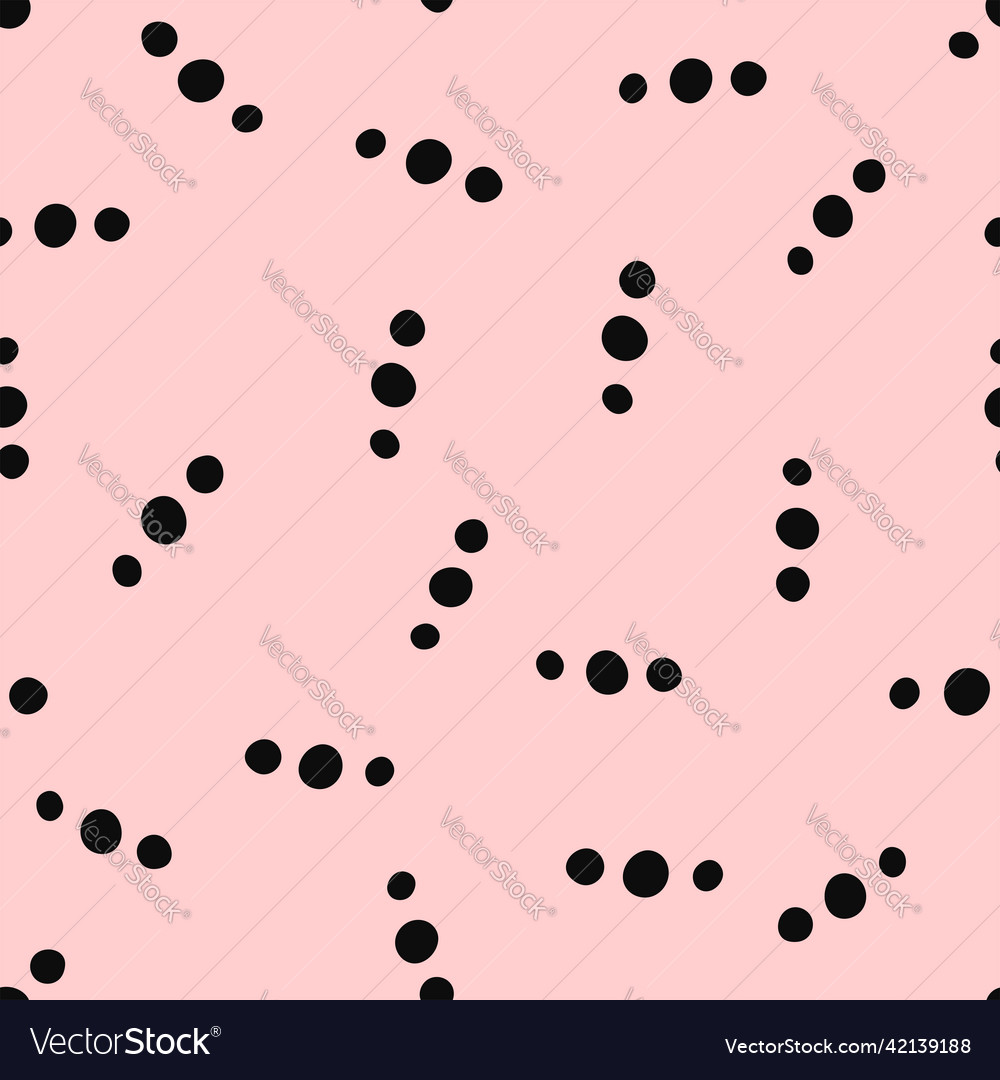 Seamless pattern with scattered round spots vector image Seamless pattern with scattered round spots