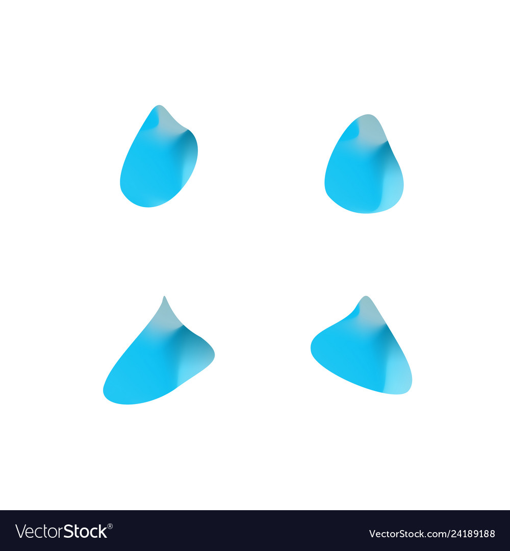 Set of abstract modern graphic elements gradient