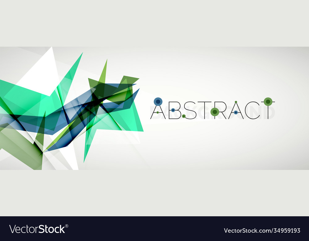 Geometric abstract background color triangle