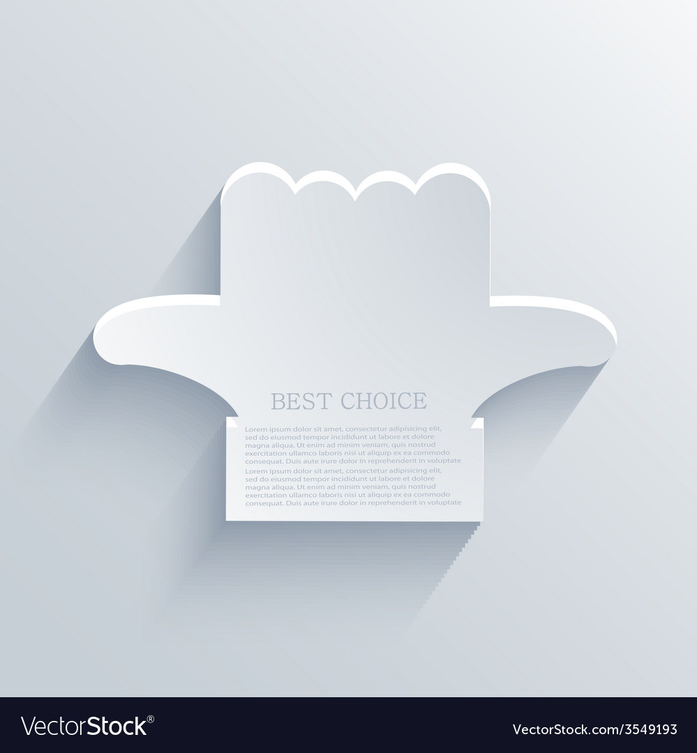 Modern hand pointer icon background