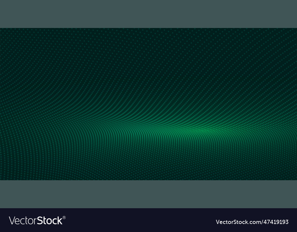 Round shape dotted abstract banner in dynamic
