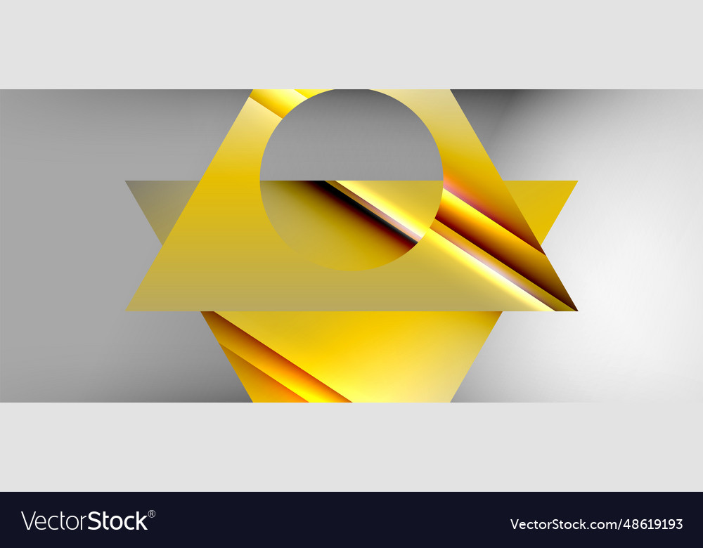 Triangle abstract background with shiny and glossy
