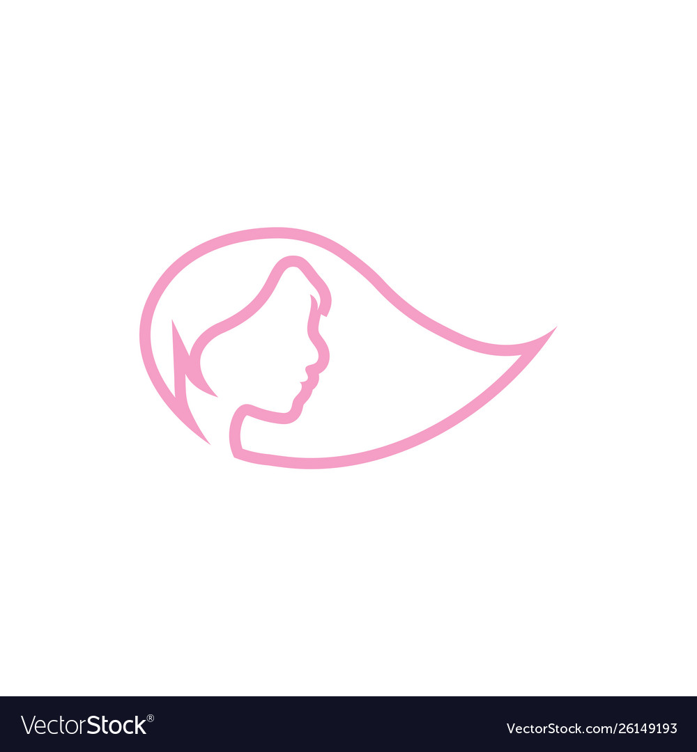 Woman graphic icon design template