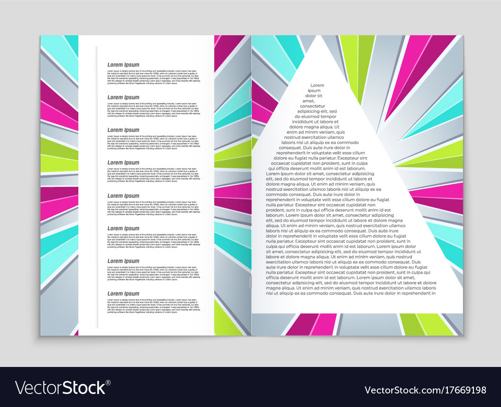 Abstract layout background set for art
