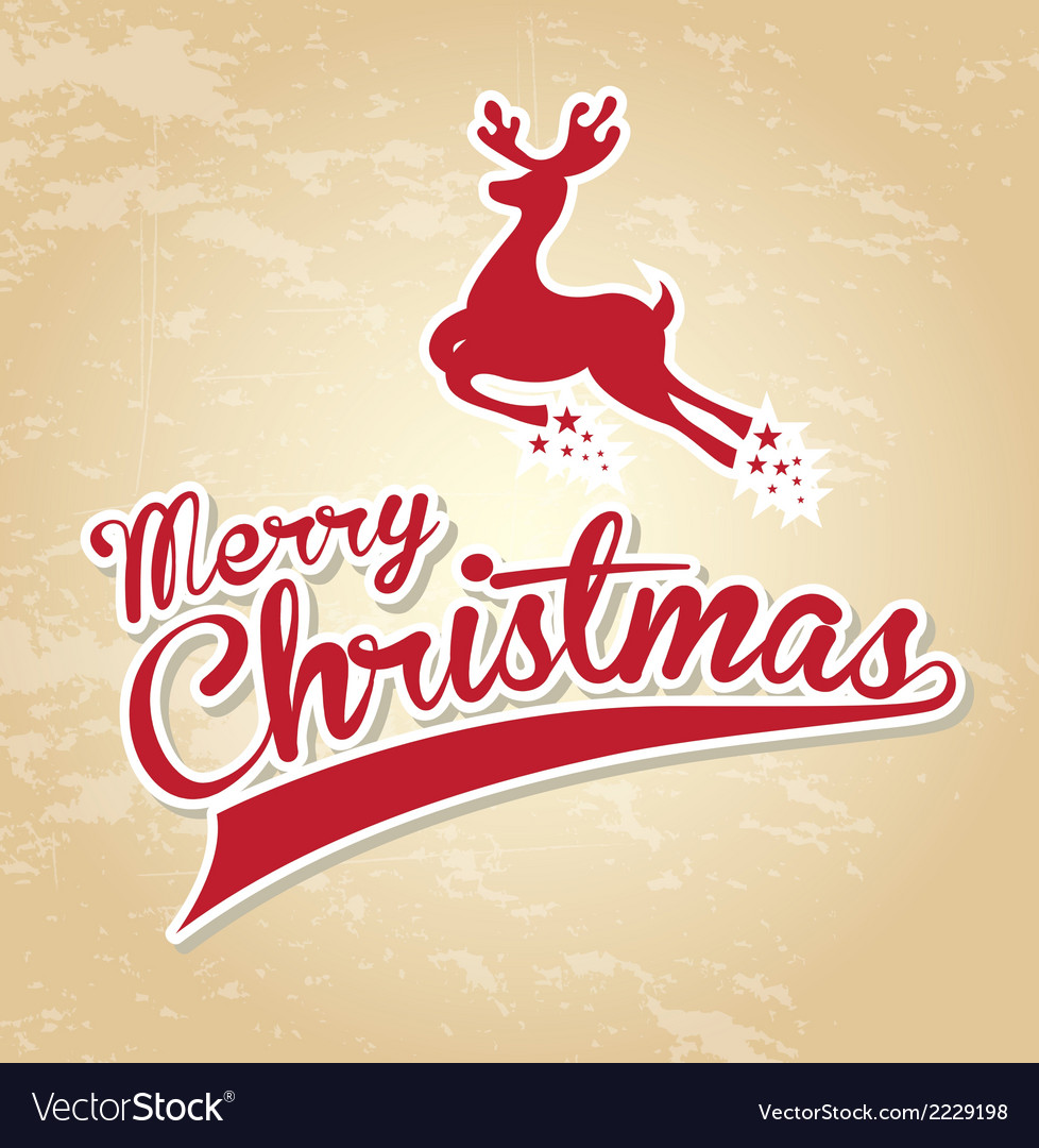 Christmas design over pattern background