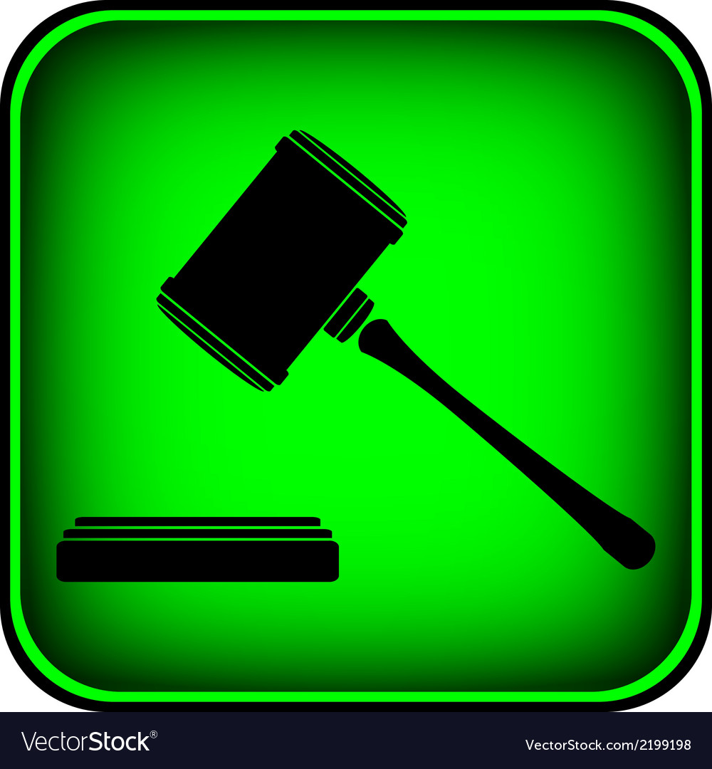 Judge gavel icon