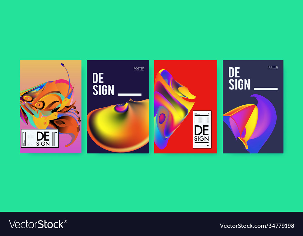 Landing page background template with colorful Vector Image Landing page background template with colorful