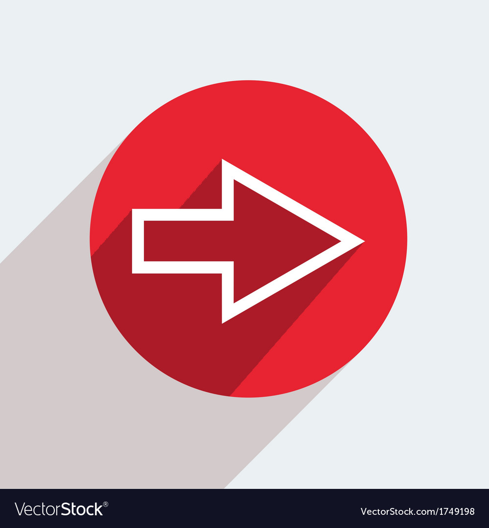 Red circle icon on gray background eps10