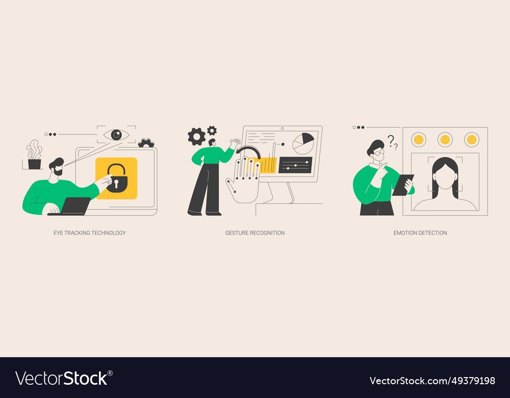 Sensor technology abstract concept vector image Sensor technology abstract concept