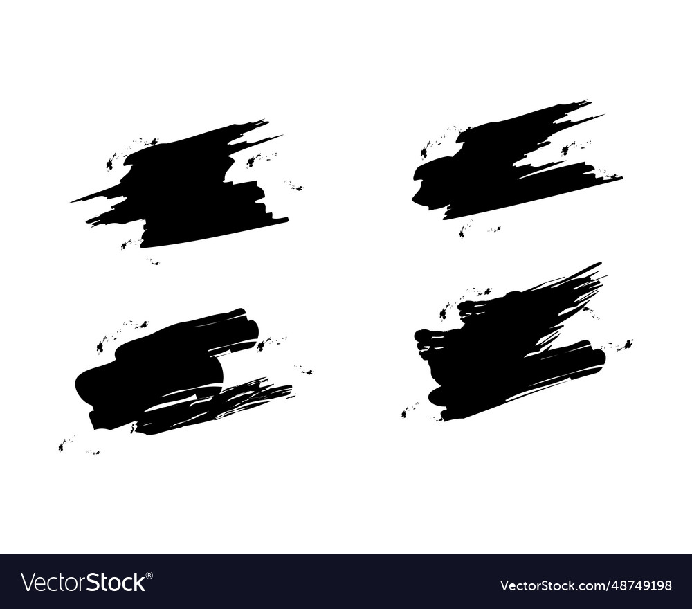 Set of grunge banner element