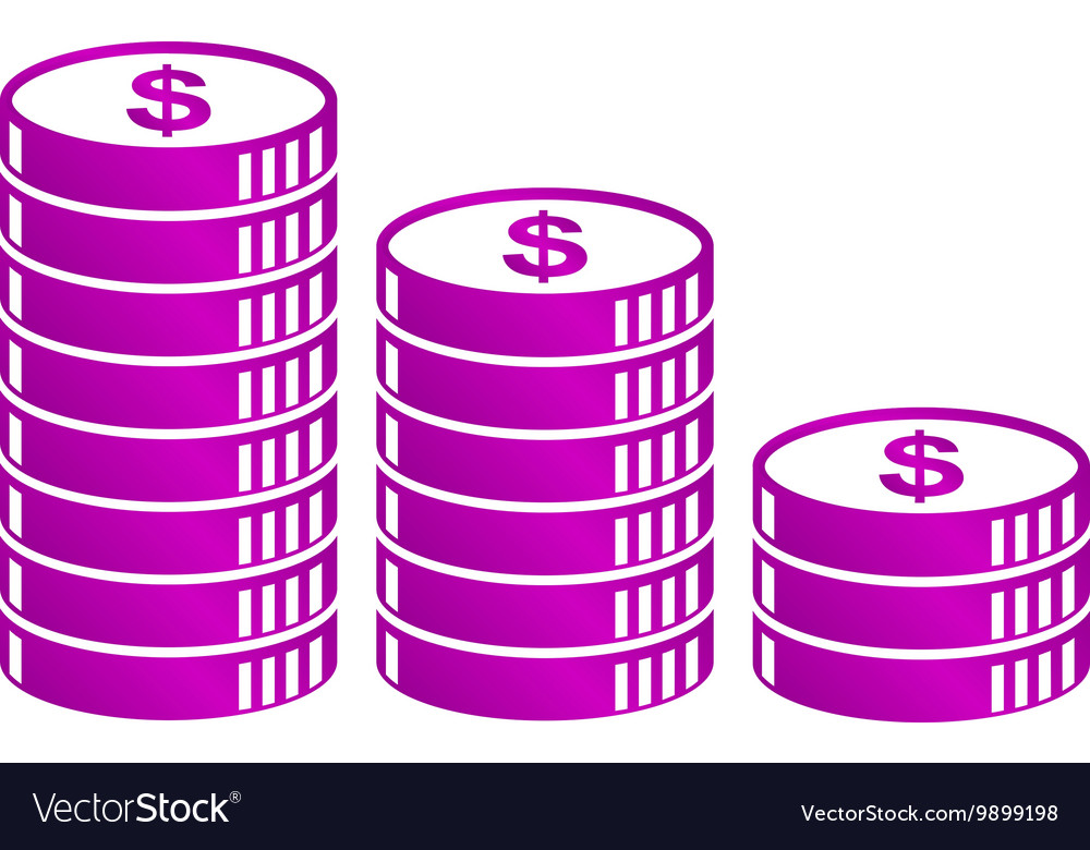 Stack of coins icon