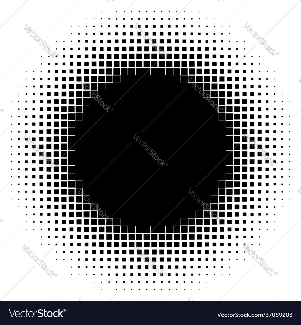 Circular halftone screentone element made Vector Image Circular halftone screentone element made