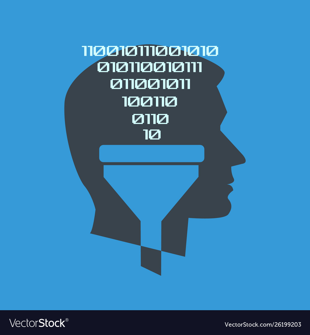 Data analytics and informatics artificial vector image Data analytics and informatics artificial