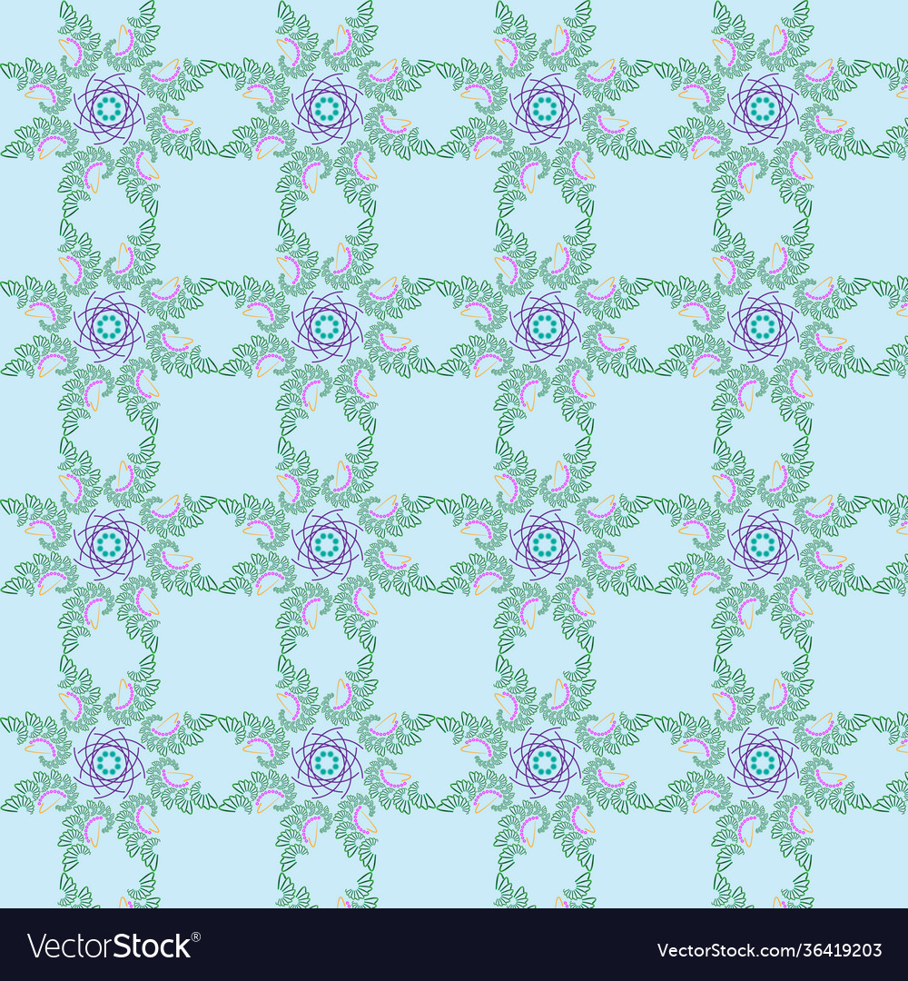 Fractal pattern seamless repeating Royalty Free Vector Image