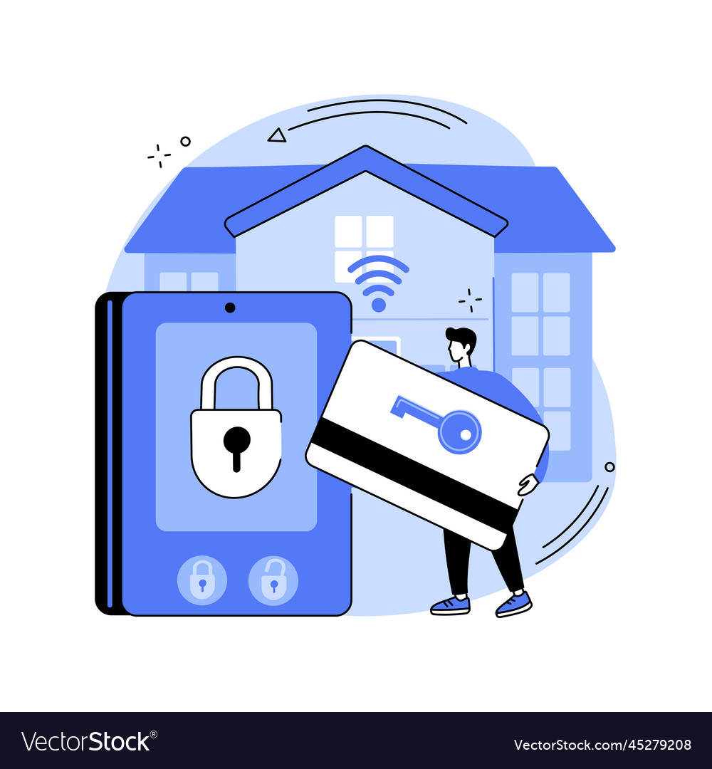 Access control system abstract concept