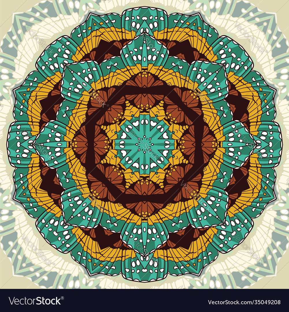 Beautiful circular background fractal image