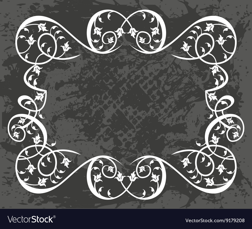Decorative frame with pattern