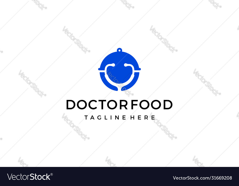 Doctor Food Logo - Medizinisches und kulinarisches