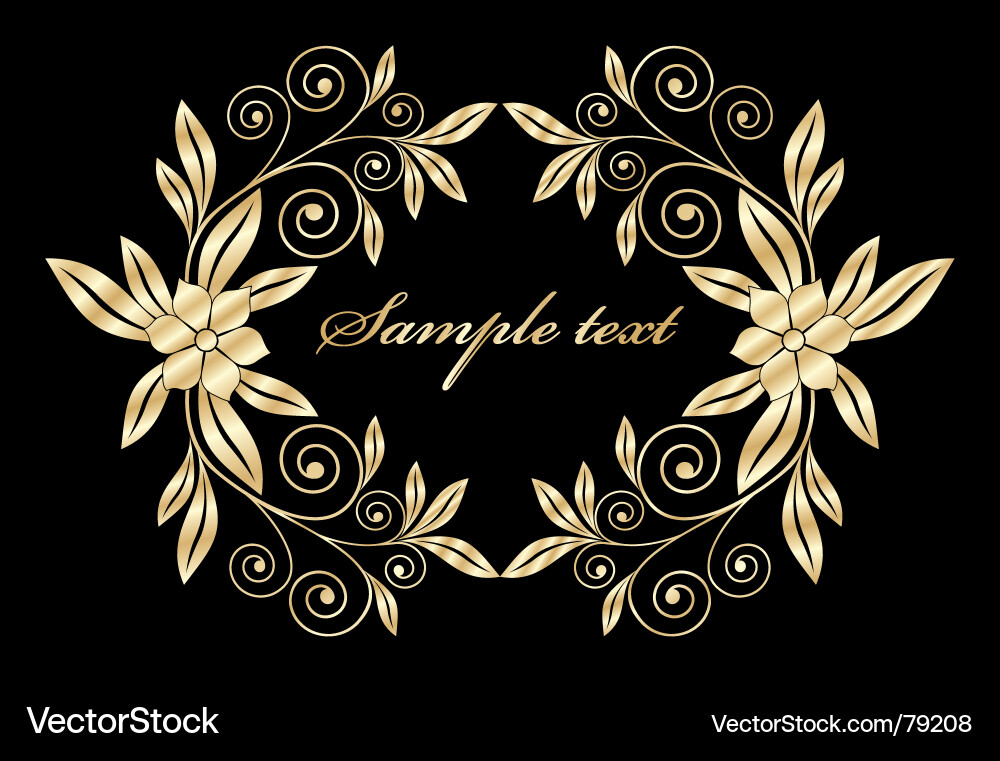 Elegant frame Royalty Free Vector Image - VectorStock