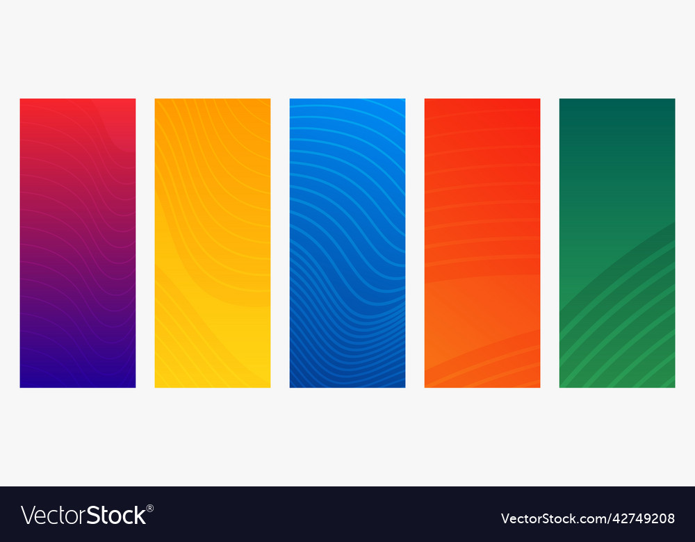 Modern colorful gradient background with wave vector image Modern colorful gradient background with wave