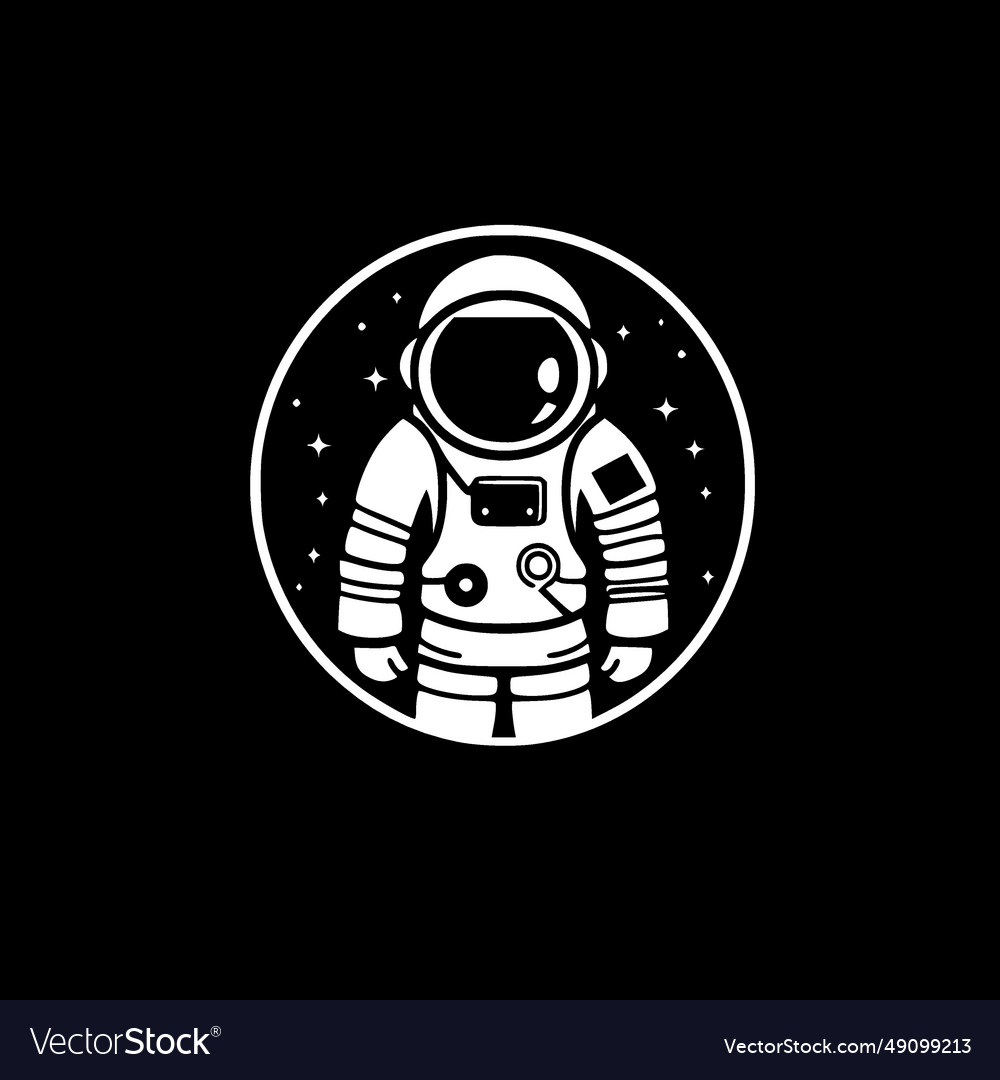 Astronaut - black and white