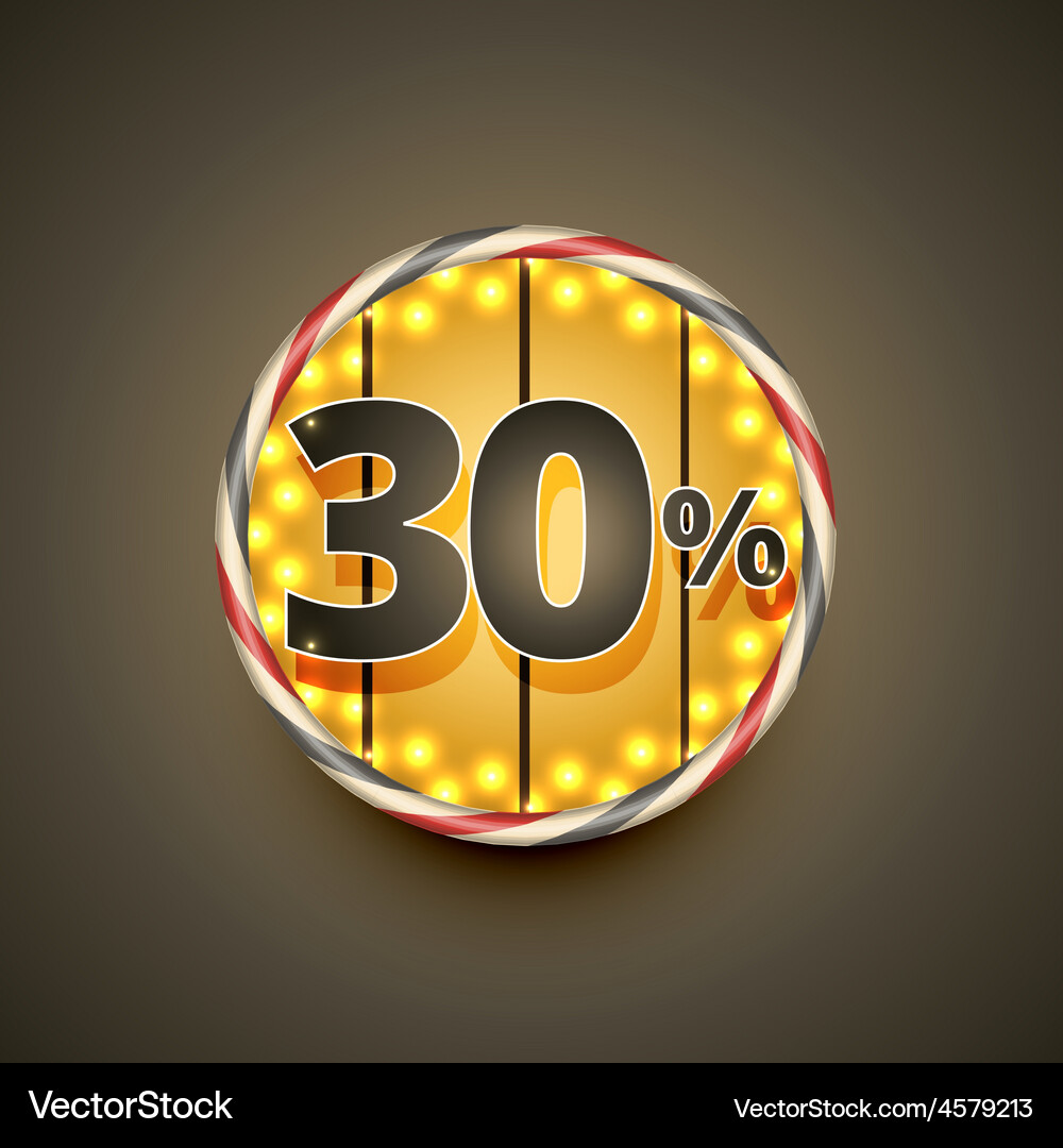 Discount label Royalty Free Vector Image - VectorStock