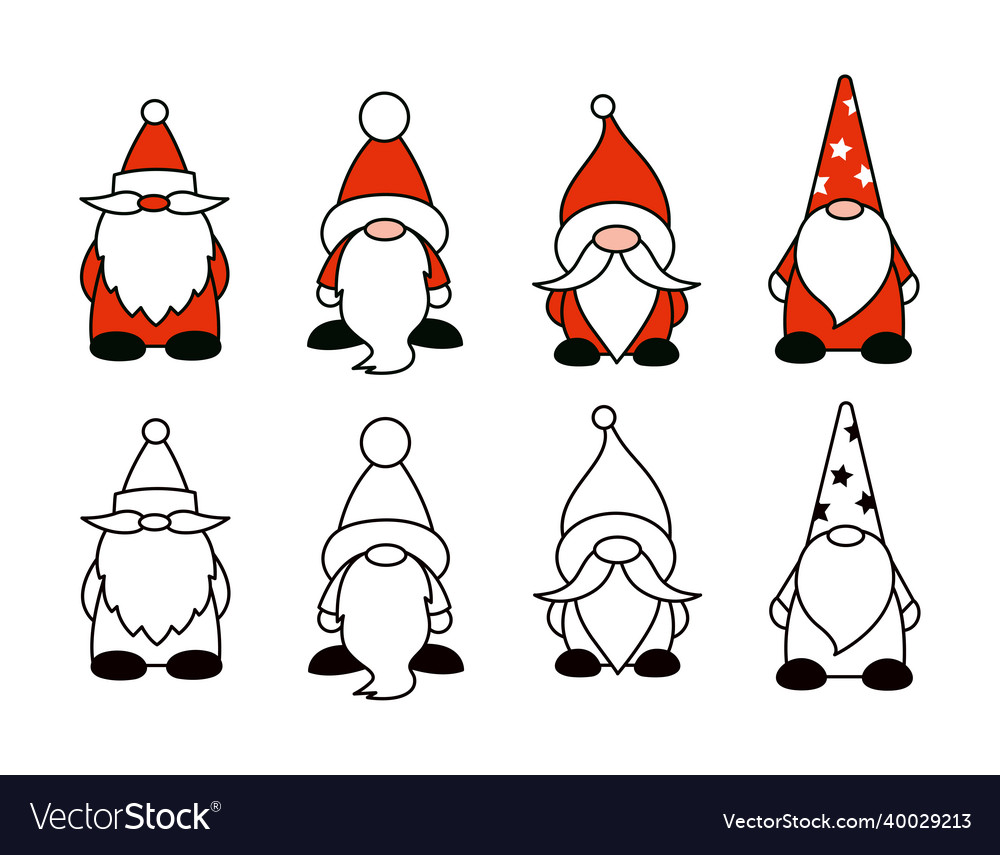 Santa claus cartoon isolated Royalty Free Vector Image