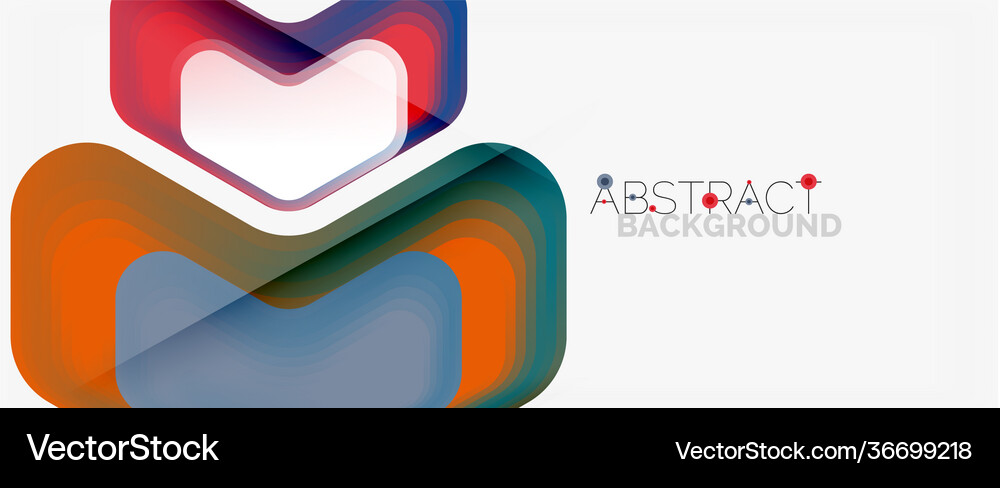 3d arrow geometric composition abstract Royalty Free Vector
