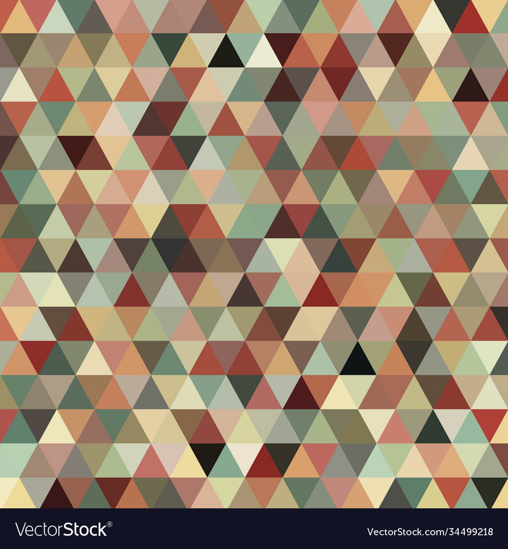 Abstract color image polygonal style