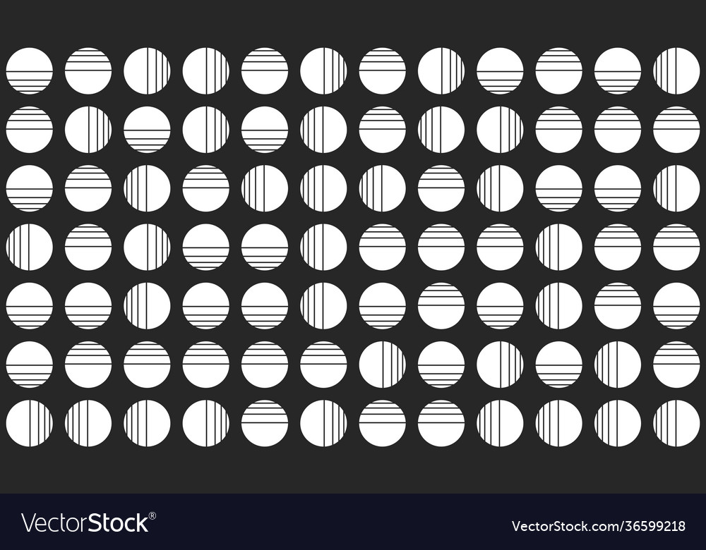 Black and white abstract pattern design vector image Black and white abstract pattern design