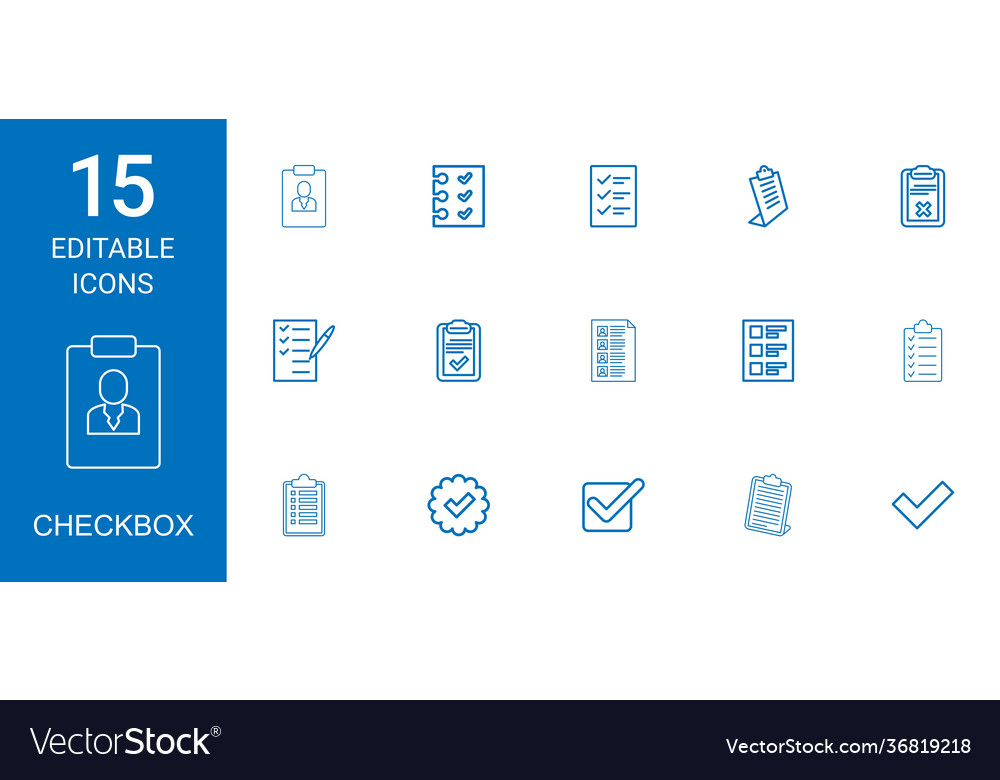 Checkbox icons