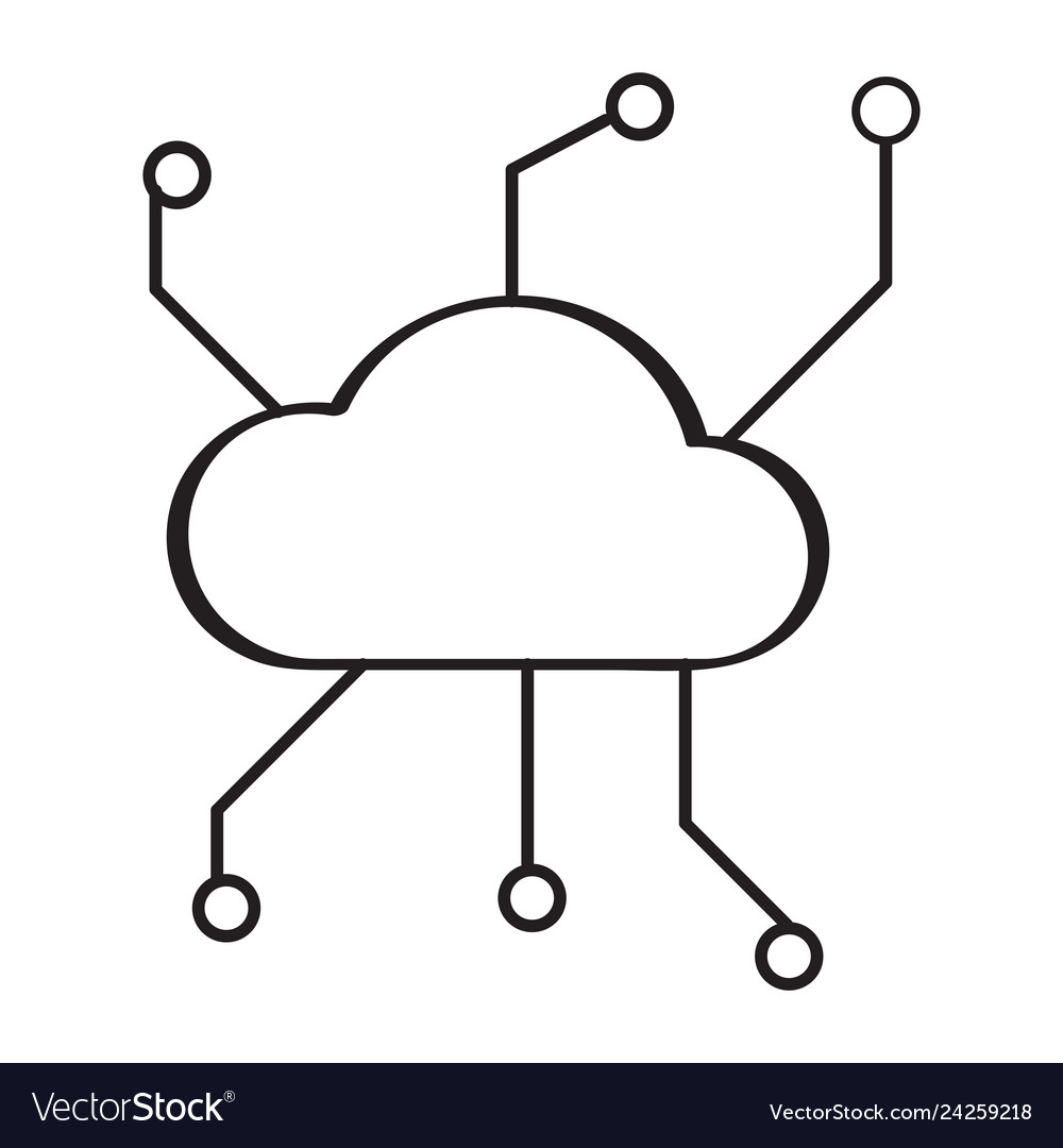 Cloud computing icon