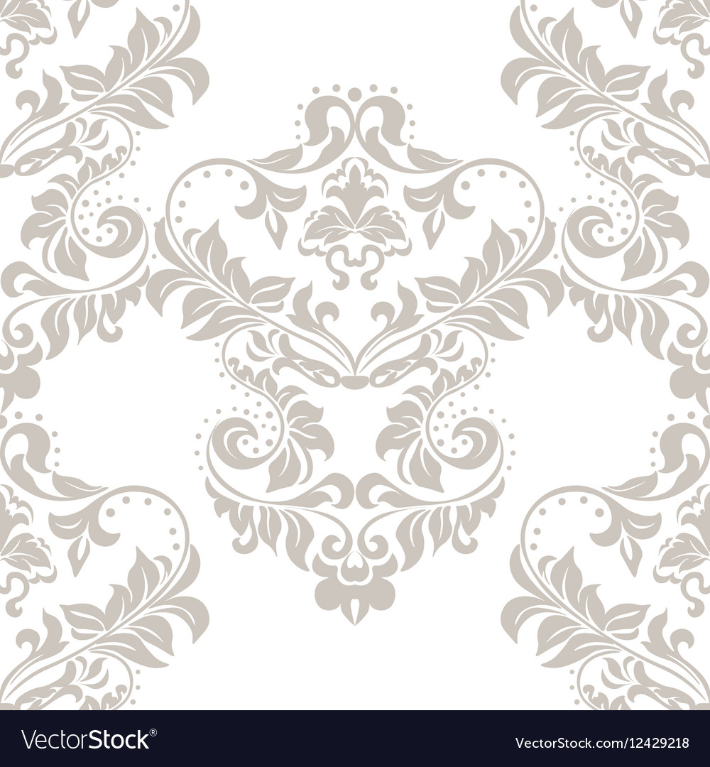 Floral Damask Ornament Muster