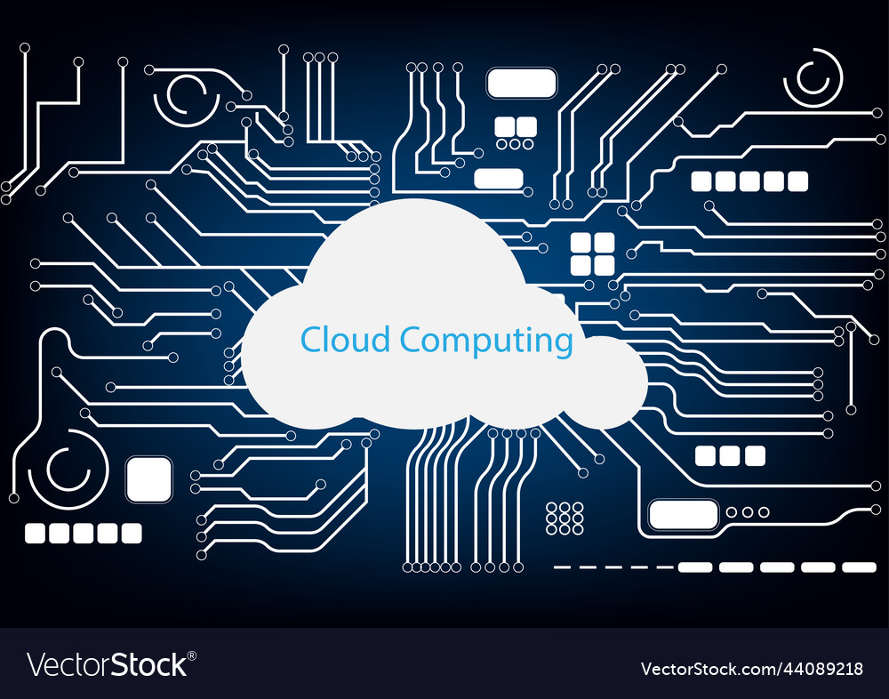 Graphics design hitech technology cloud computing