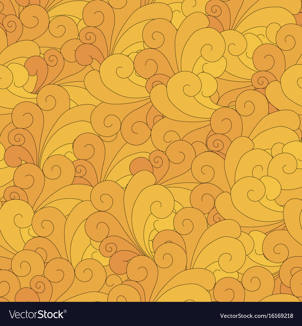 Seamless unusual pattern with waves