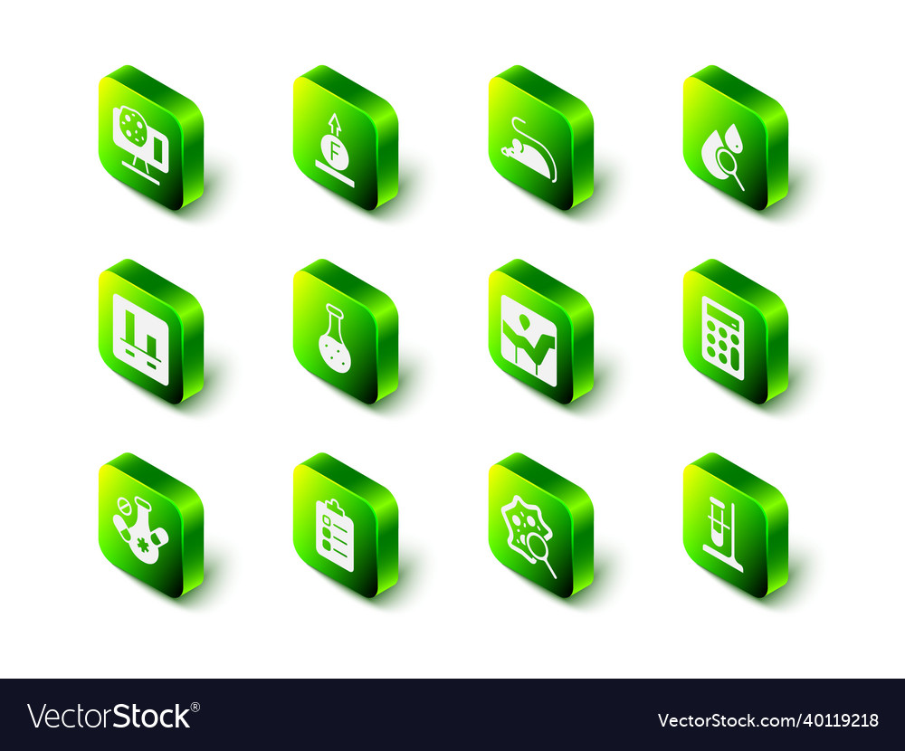 Set force of physic formula drop and magnifying vector image Set force of physic formula drop and magnifying